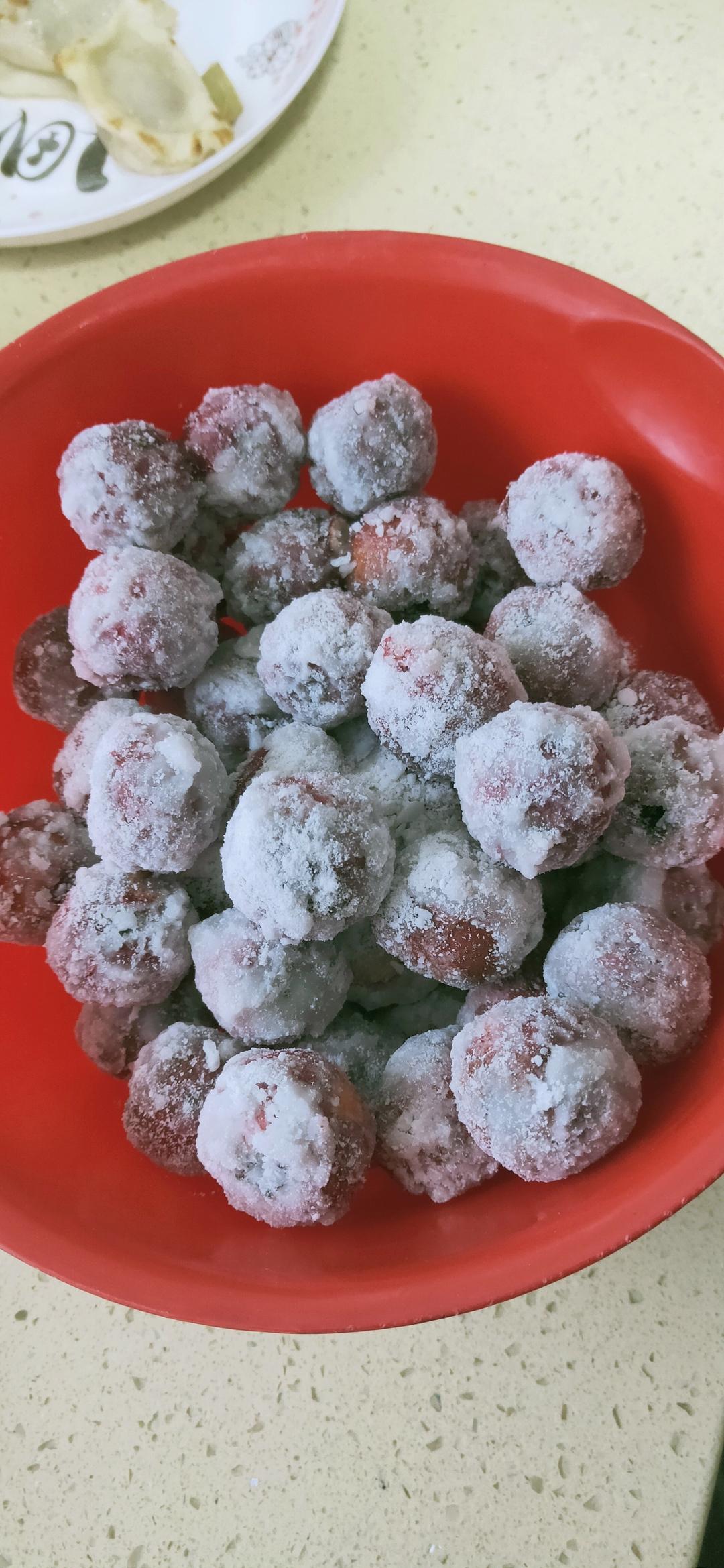 雪花山楂球 酸甜爽口 开胃又好吃 附细节视频详解