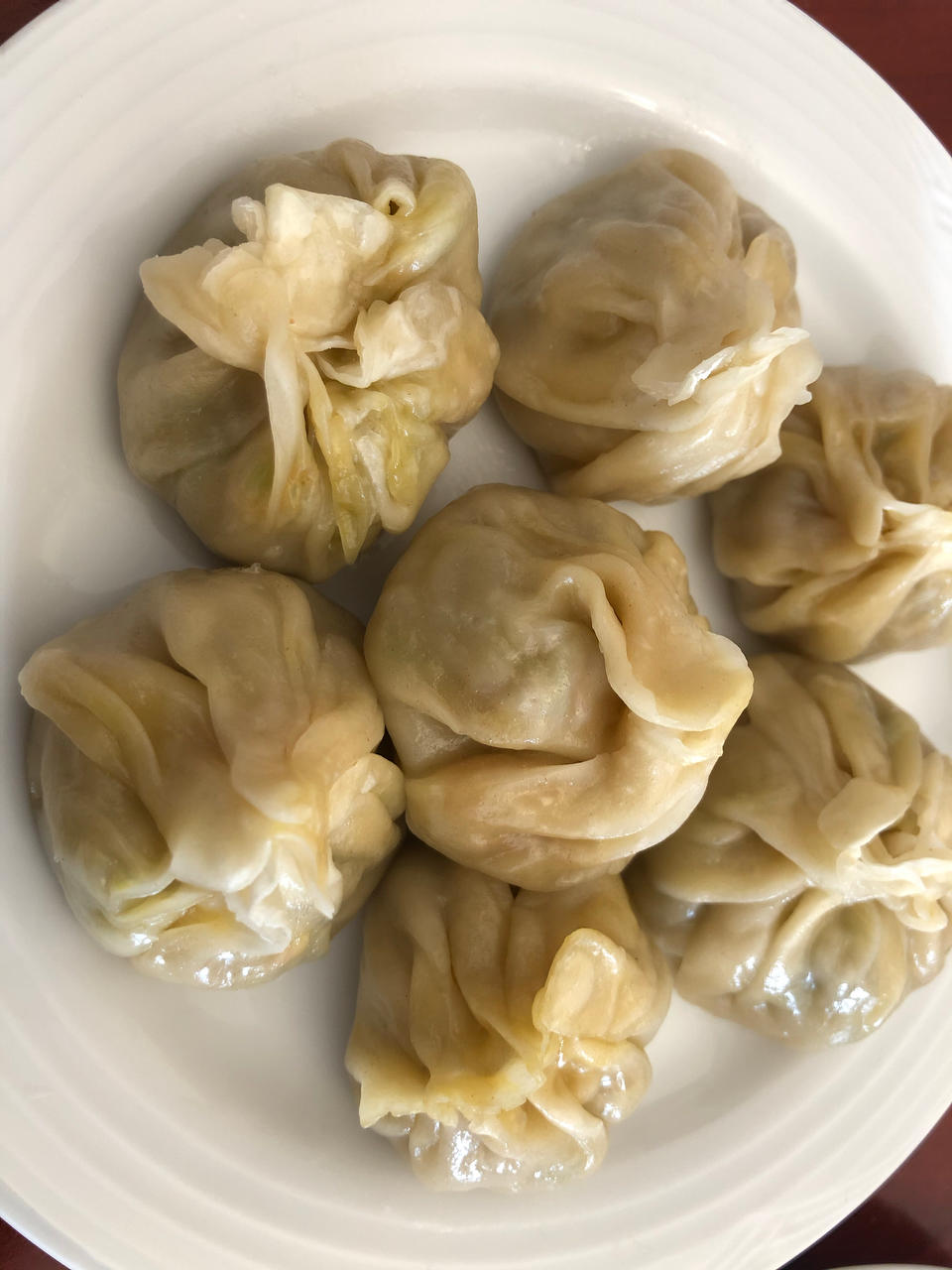 低脂低卡一口一个西葫芦鸡蛋素蒸包