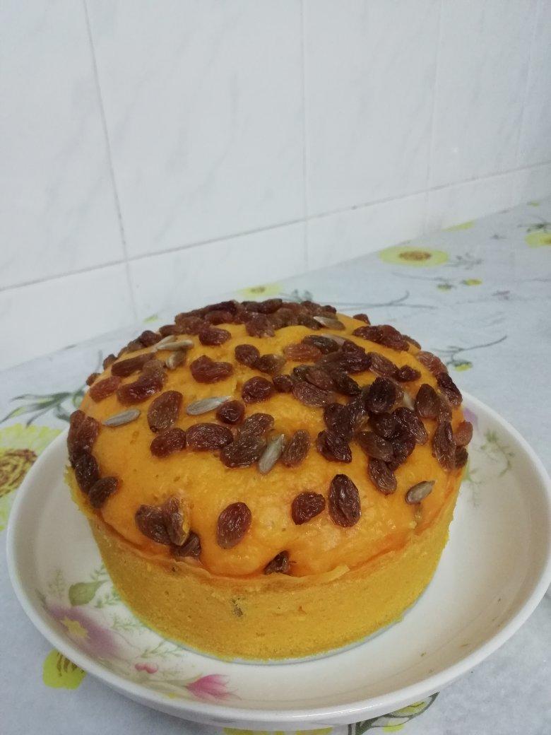 南瓜发糕 Steamed Pumpkin Cake
