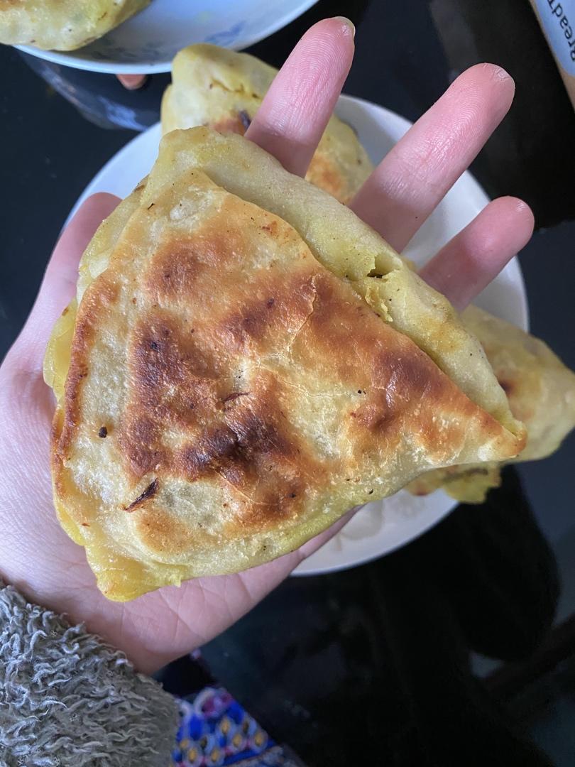 凉了也不会硬的美味咖喱牛肉千层煎饼（附保存和加热大法）