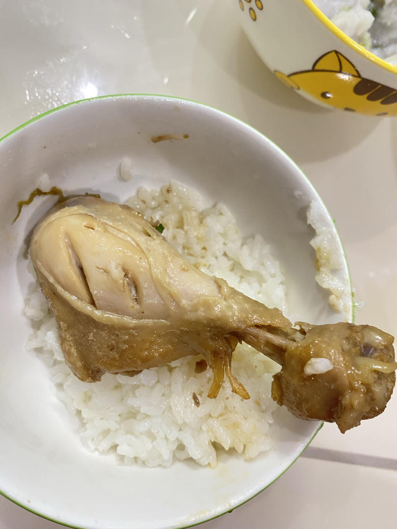 电饭煲烧鸡腿，超级简单，因为懒