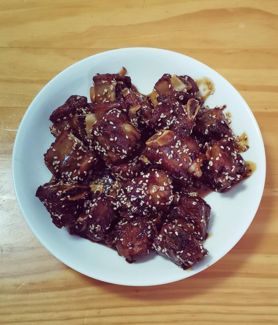 不放一滴油的糖醋排骨