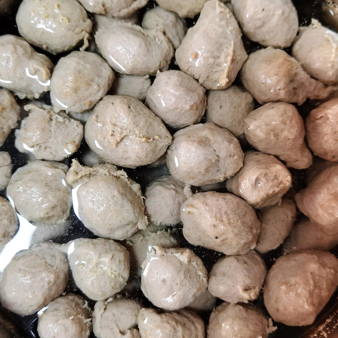 Q弹十足的牛肉丸～零失败