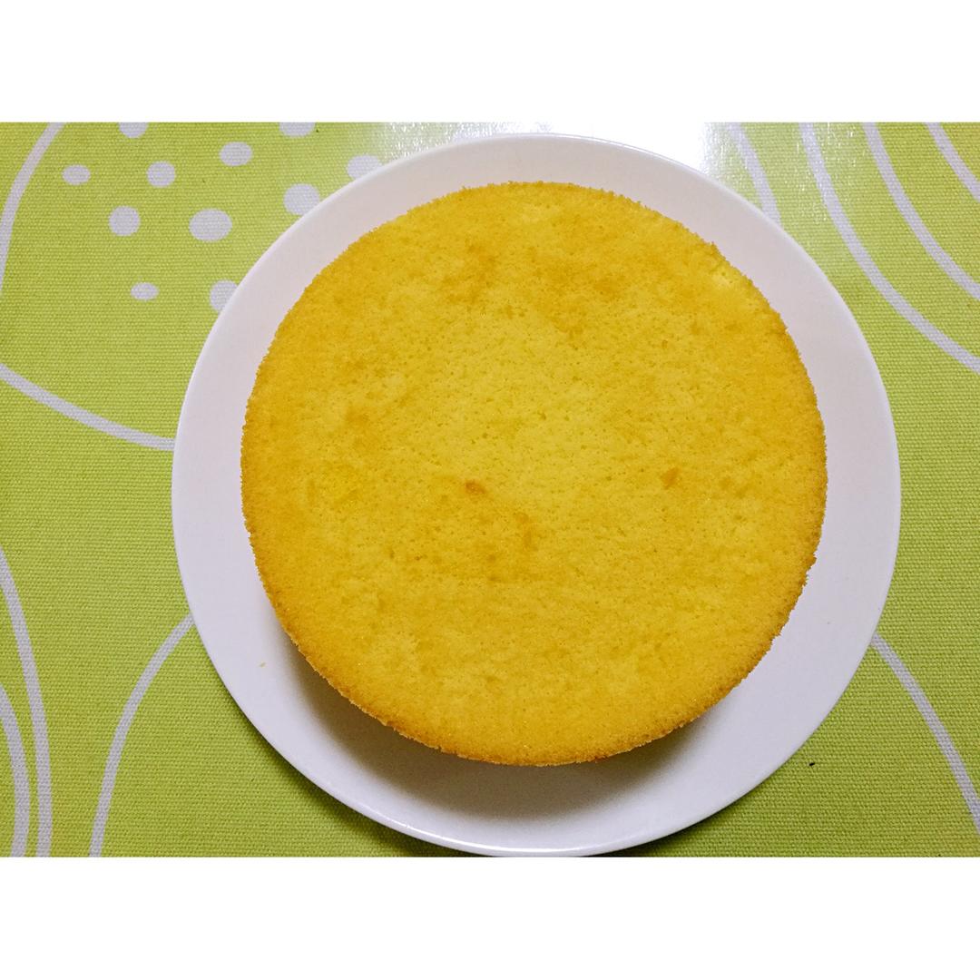 6寸原味戚风蛋糕