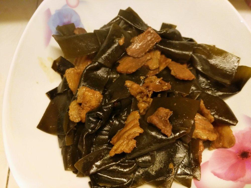 海带结烧肉