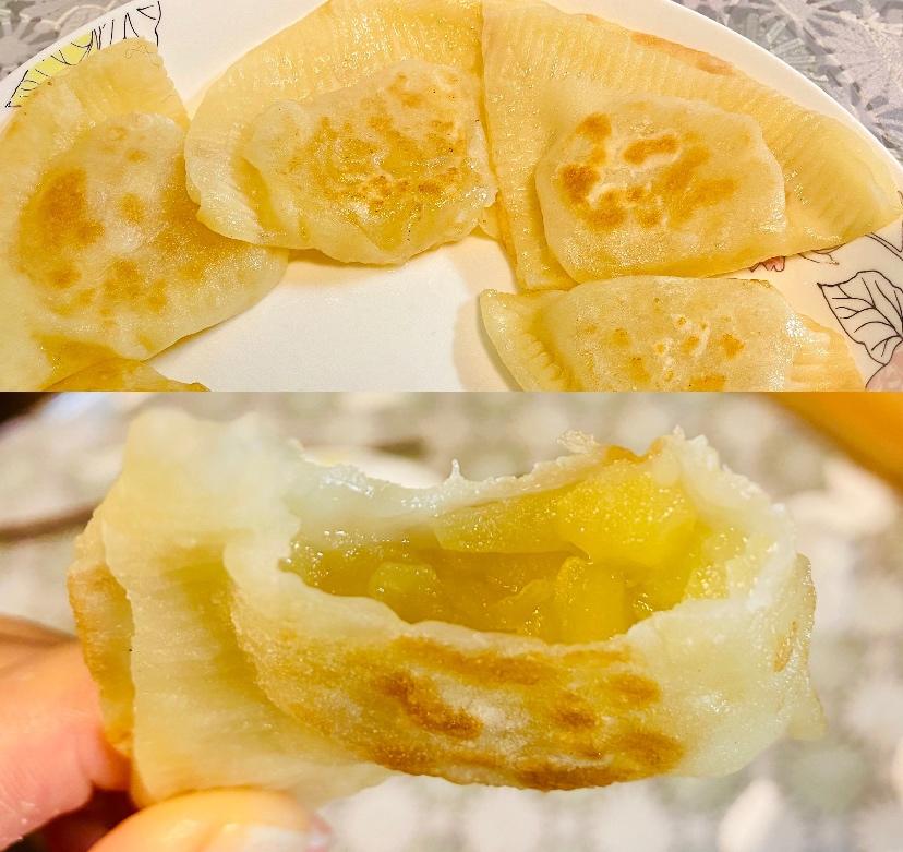 饺子皮苹果派的做法