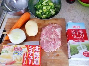 日式超浓芝士奶油汤饭的做法 步骤1