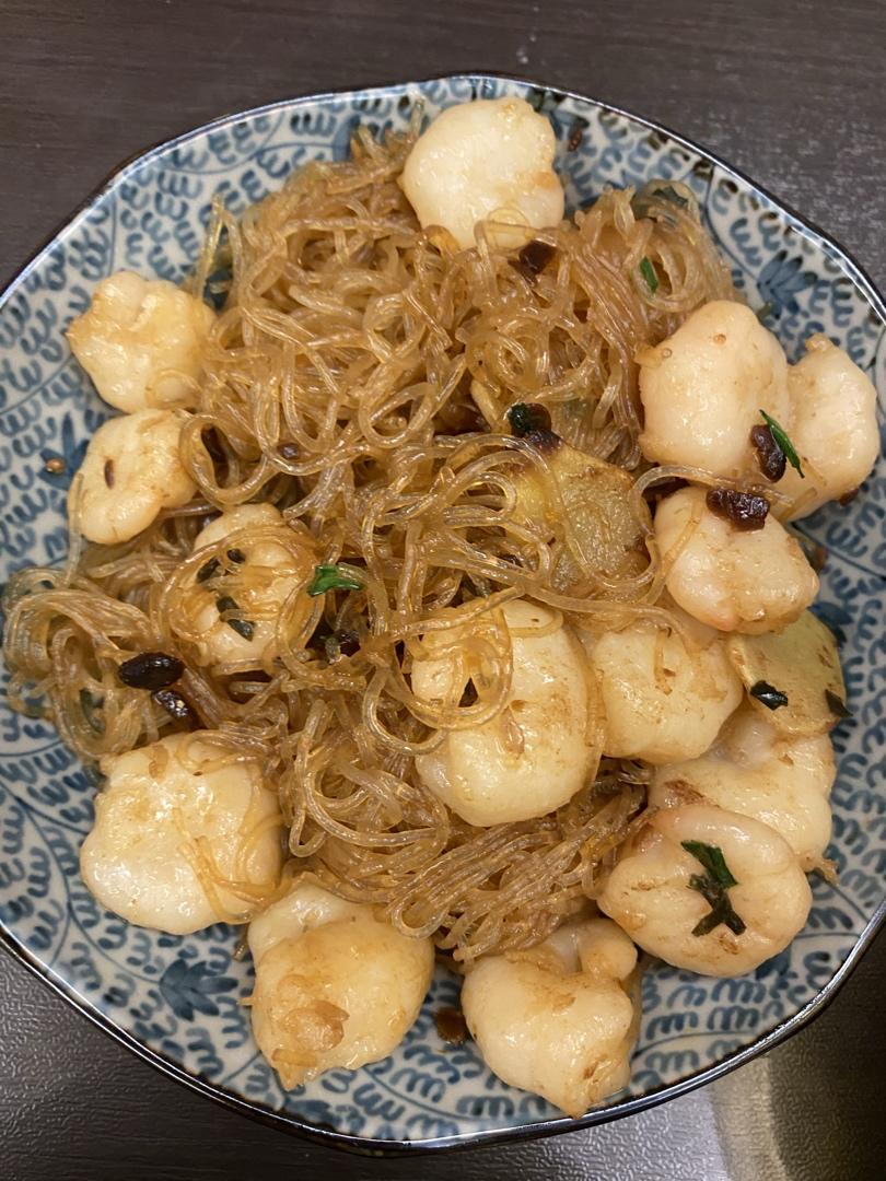 虾仁粉丝煲