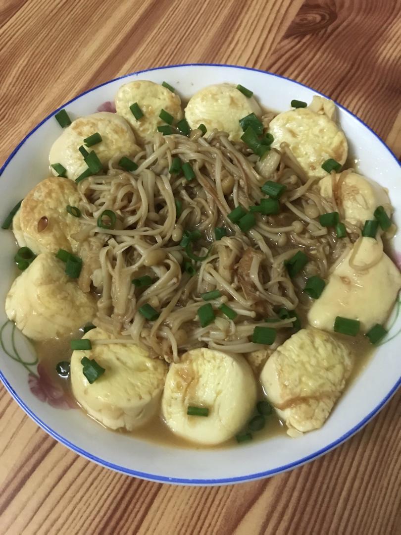 超级下饭菜--金针菇日本豆腐