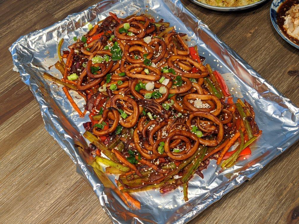 干锅酱香鱿鱼