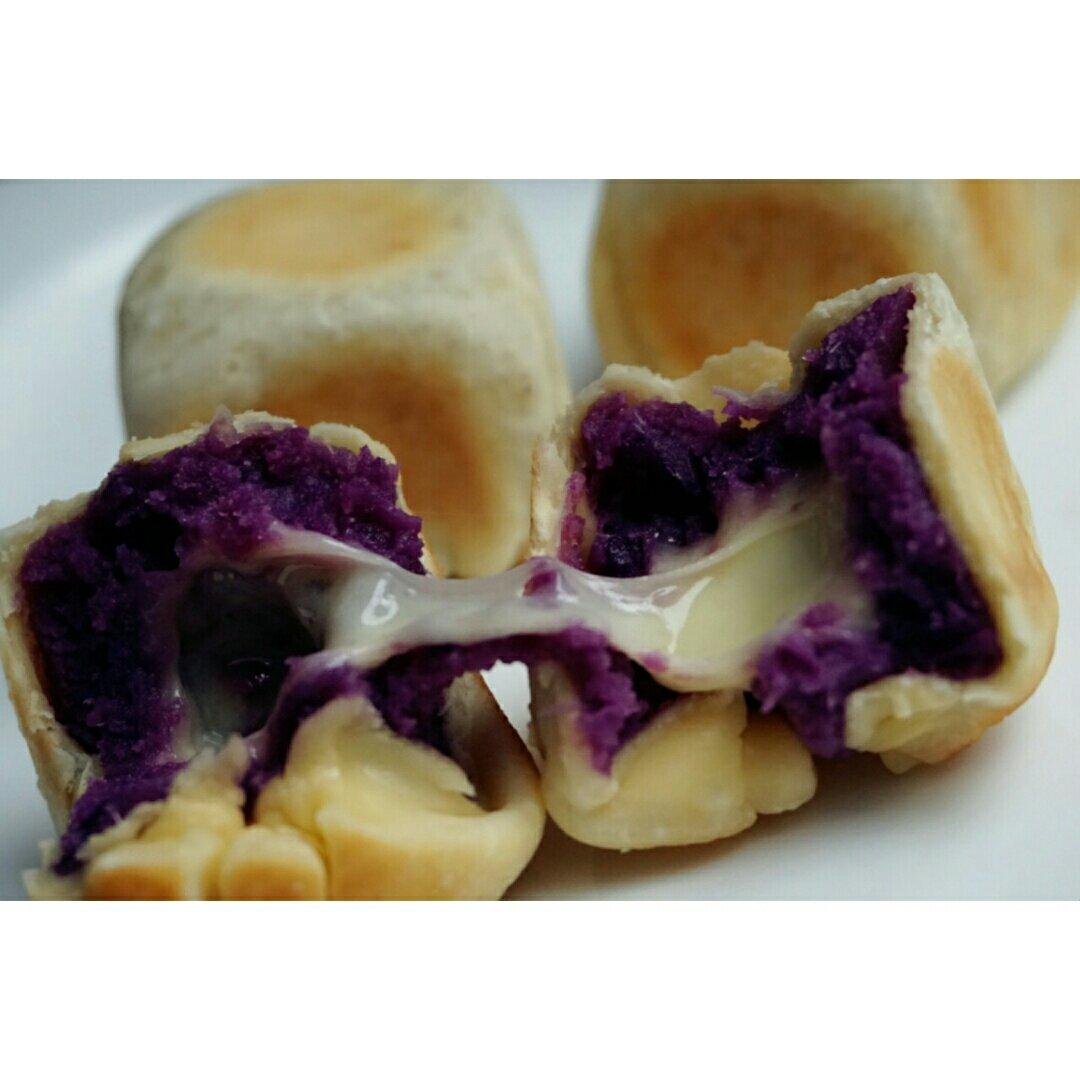 【爆浆紫薯仙豆糕】