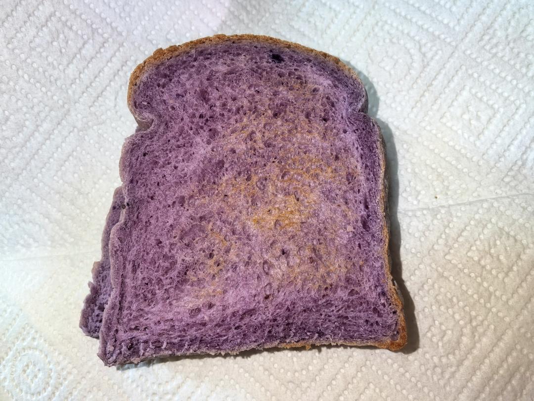 波兰种+一发冷藏的蓝莓果酱吐司（无蛋奶）