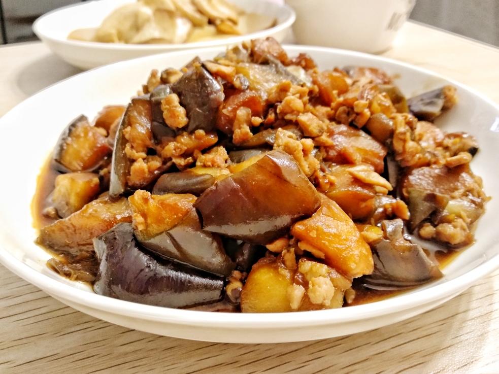 酱香肉末茄子（少油版）的做法