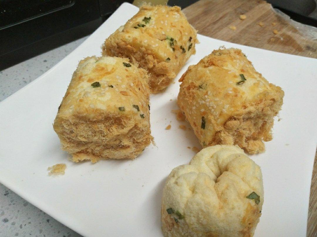 香葱肉松蛋糕卷