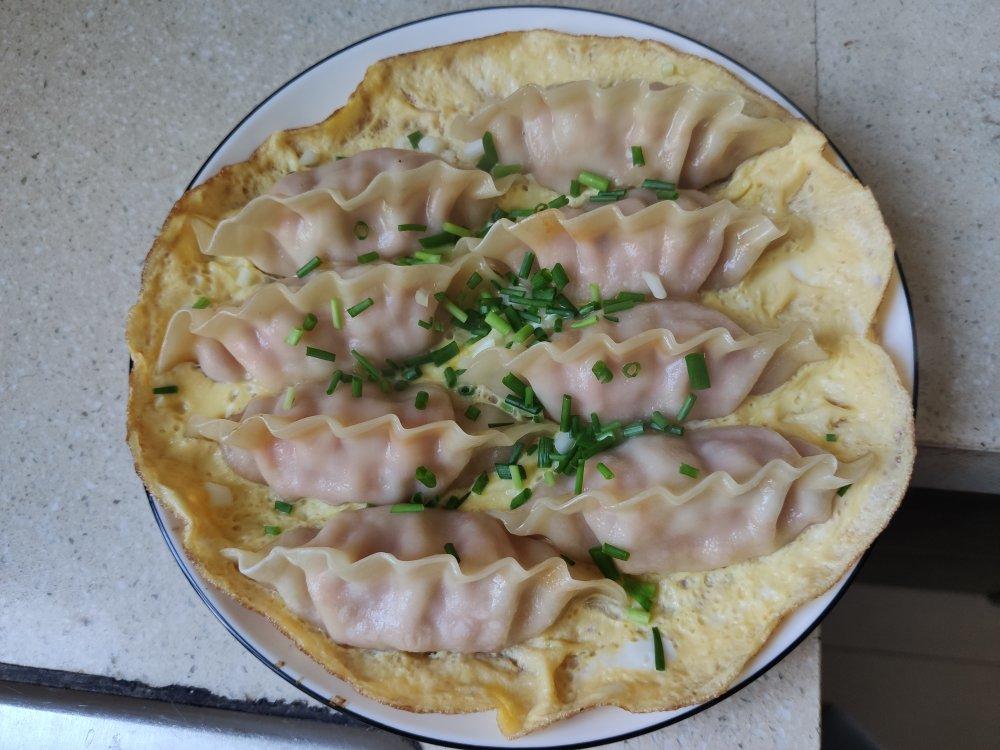 懒人快手抱蛋煎饺