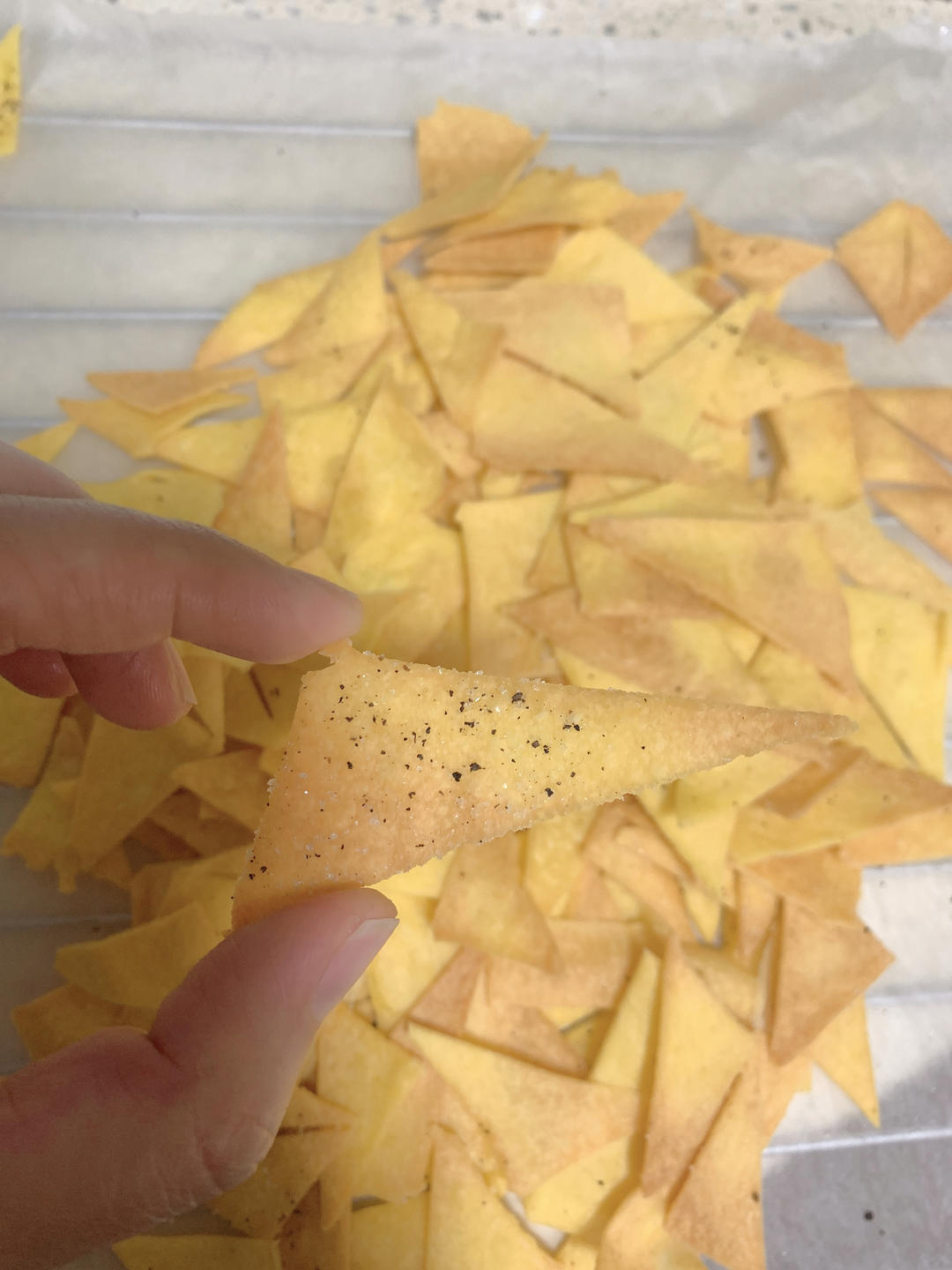 烤玉米片、健康低卡零食、追剧标配😄