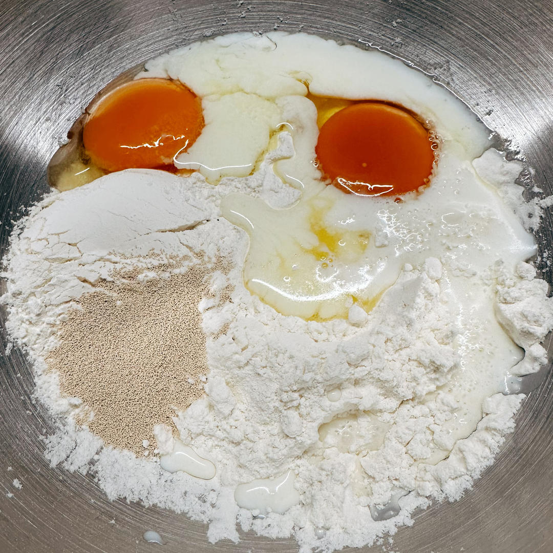 纯奶手撕吐司的做法 步骤1
