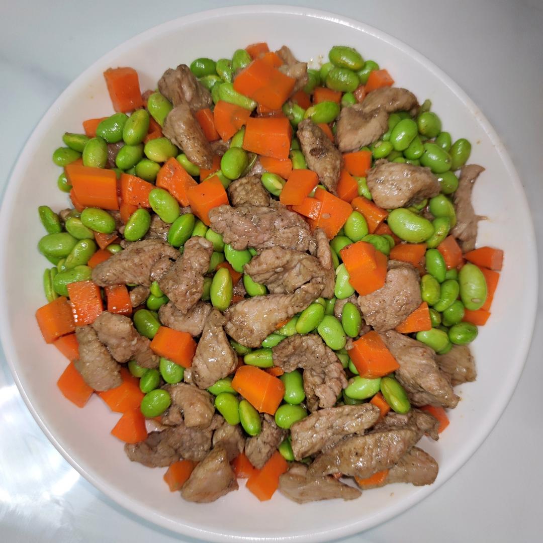 豌豆炒肉末