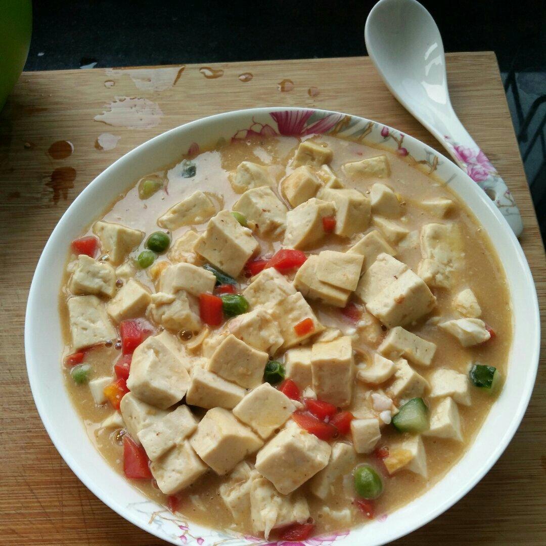 咸蛋烧豆腐～～孩子爱吃的下饭菜！