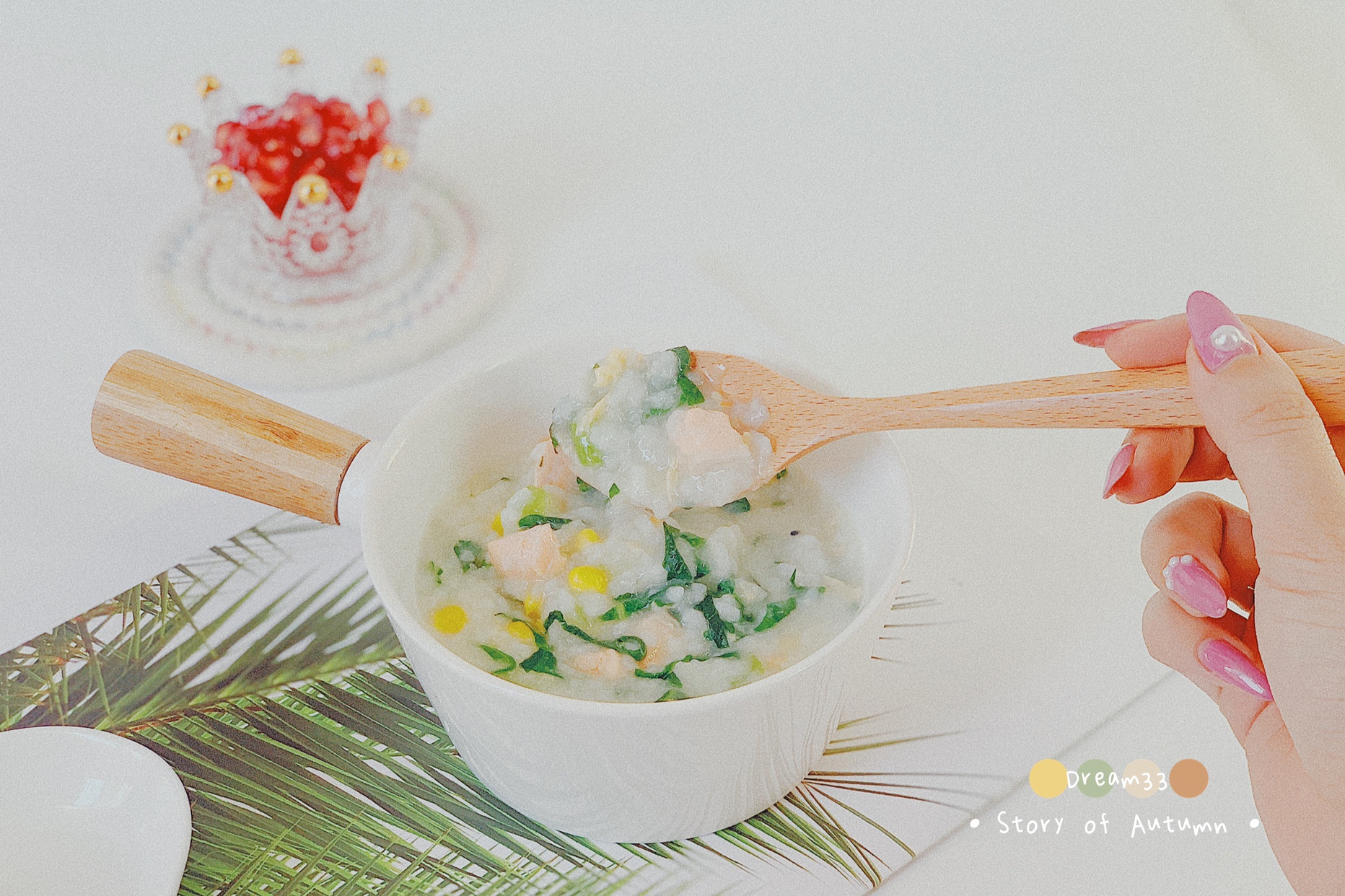 绵软鲜甜就是Ta「三文鱼蔬菜粥」附如何快速煮好粥底的做法