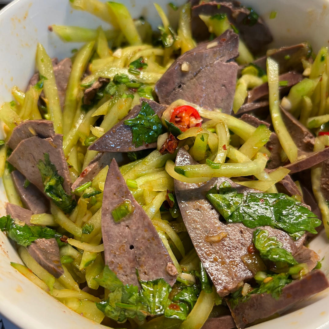 🔥家庭版零失败‼️凉拌猪肝