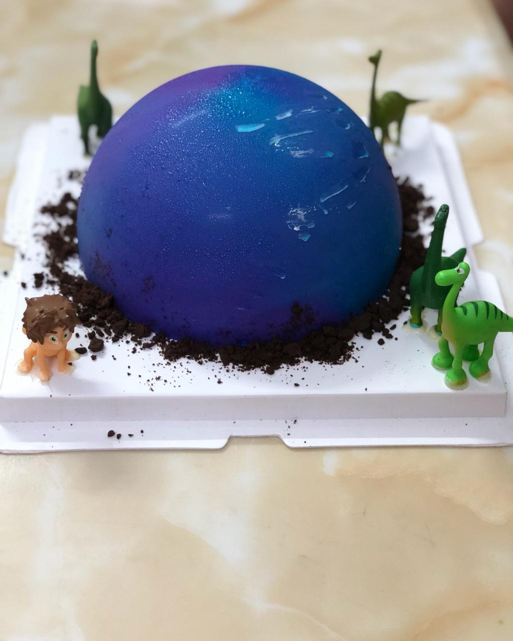 八八的美食日记做的星球蛋糕