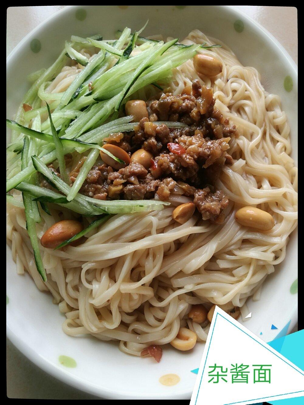 自制杂酱面