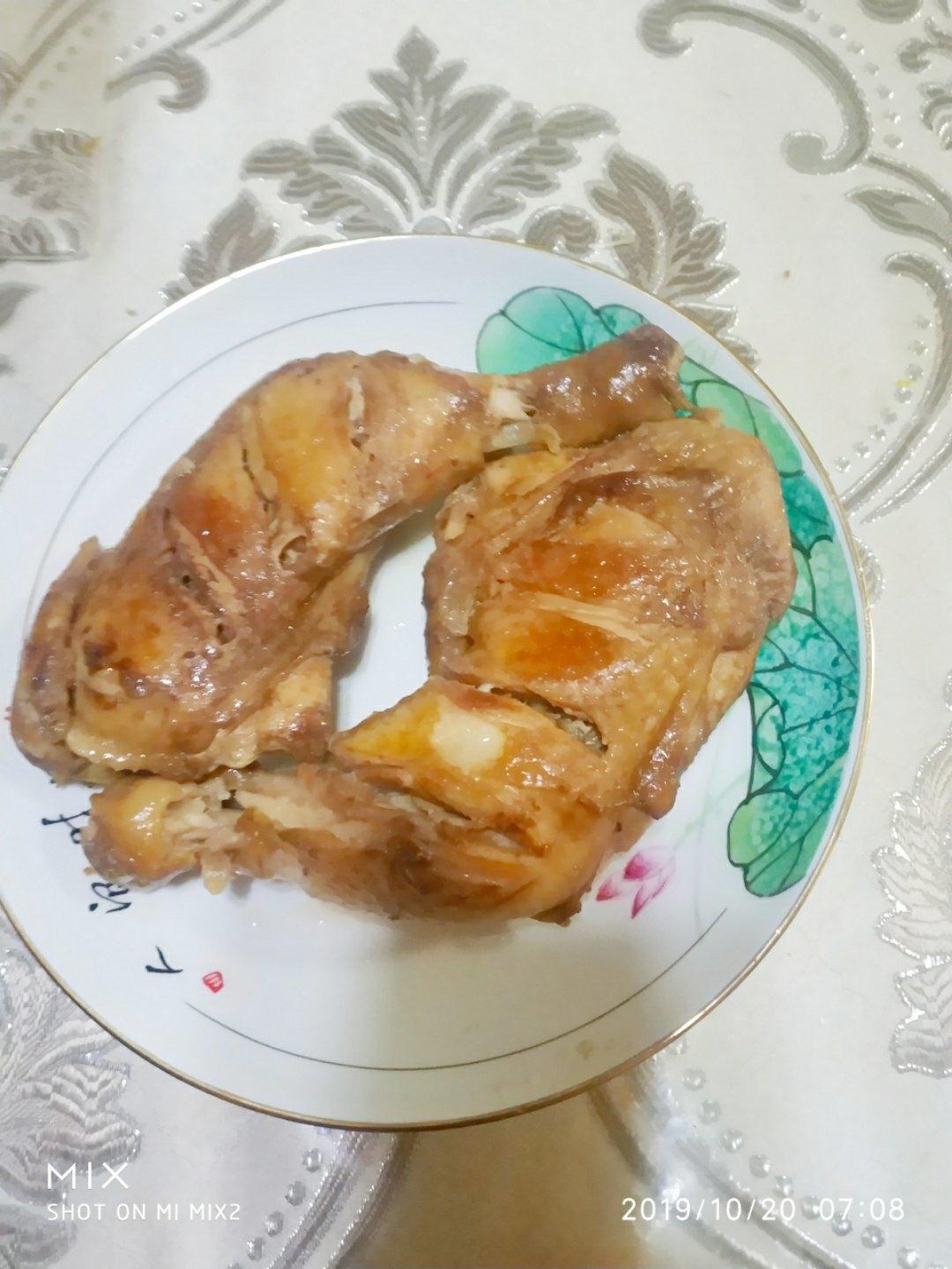 电饭锅烤鸡腿