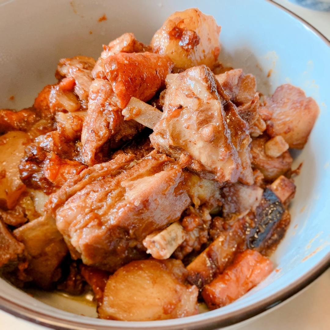 胡萝卜烧羊小排【亲子餐】