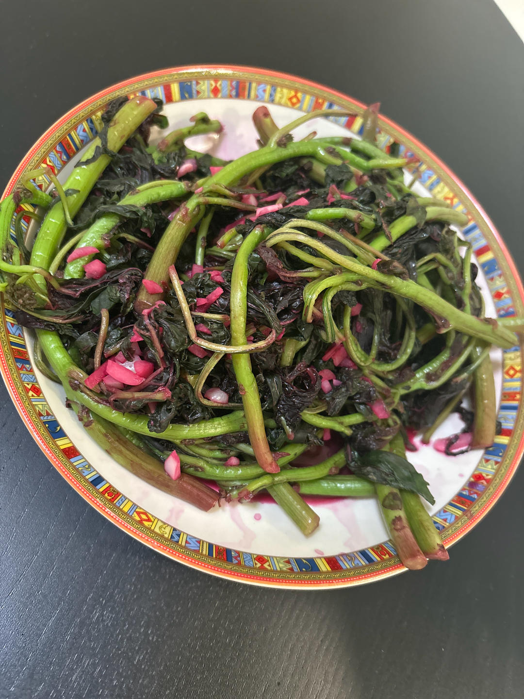 清炒红苋菜（简单菜也有窍门，一看就明白）