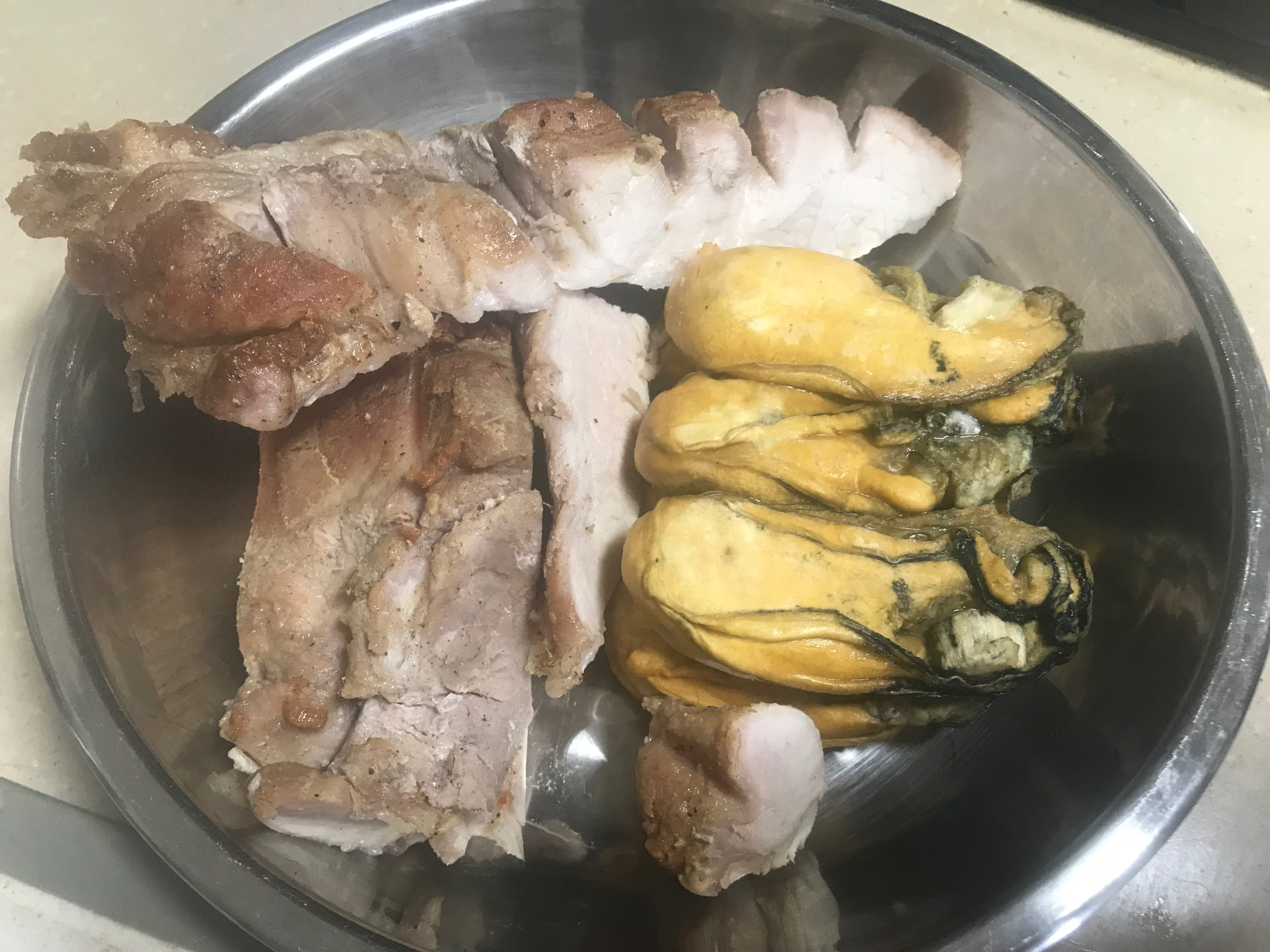 烧肉蚝豉汤的做法