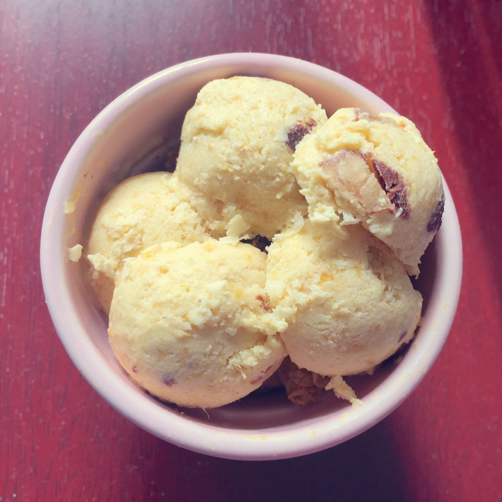 芒果椰子冰淇淋