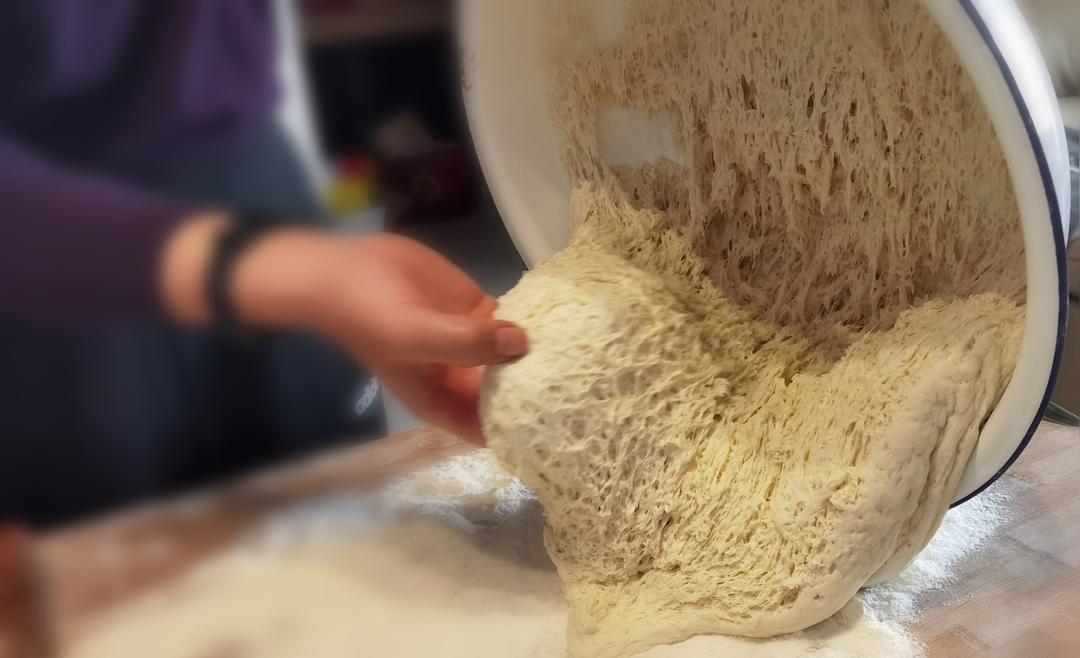 纯奶手撕吐司的做法 步骤1