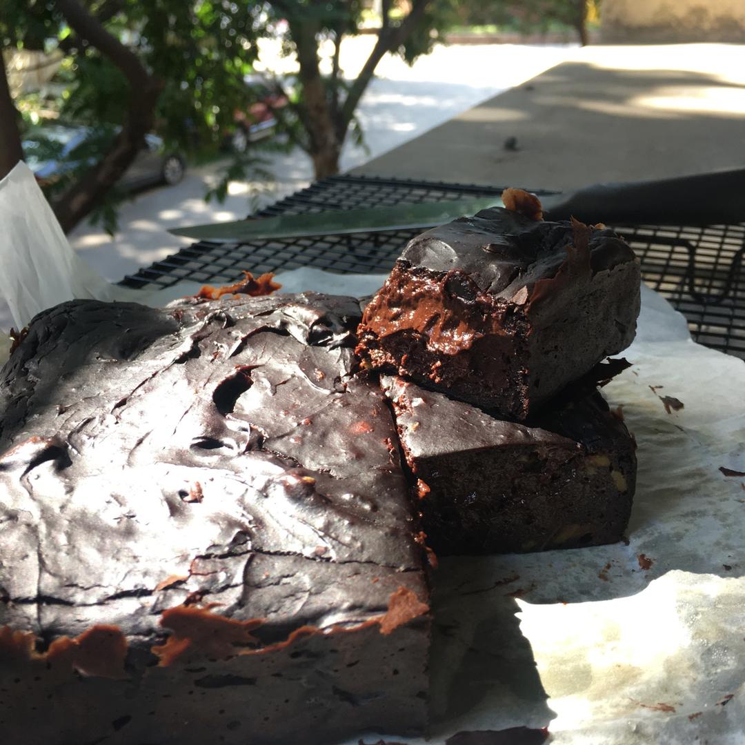 牛油果布朗尼（无油无面粉）<Avocado Brownies>