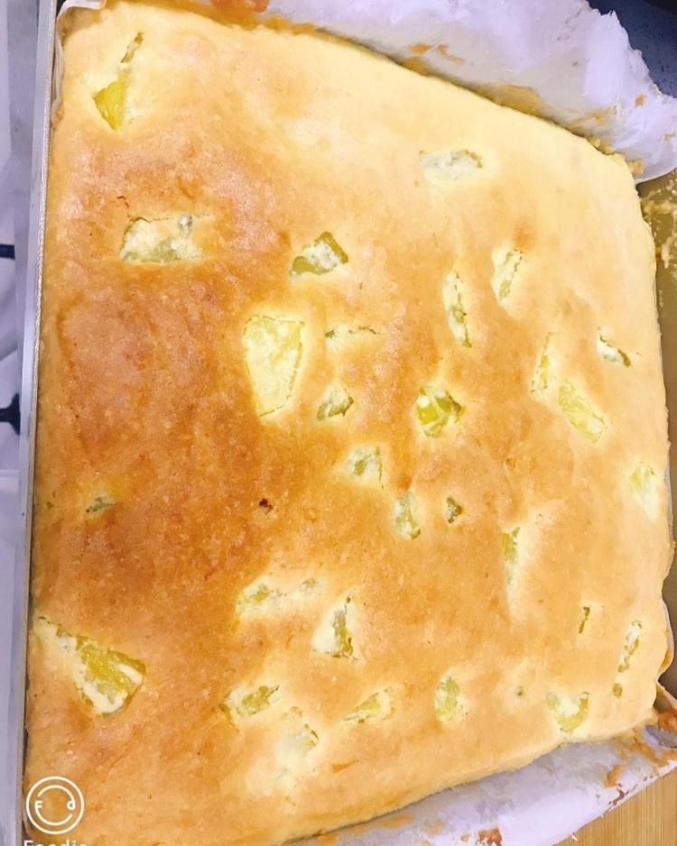 菠萝椰子磅蛋糕