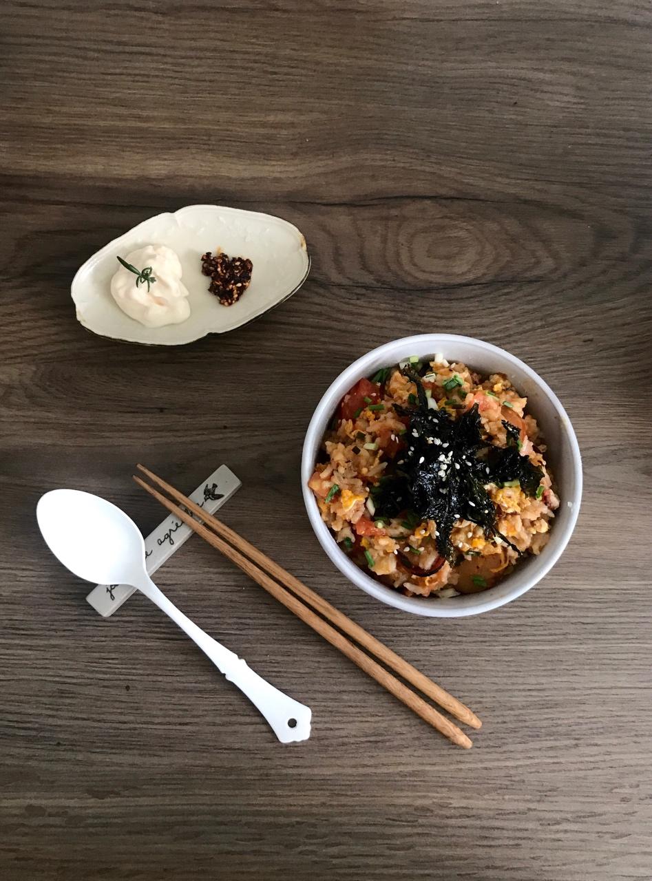 腊肠番茄炒饭