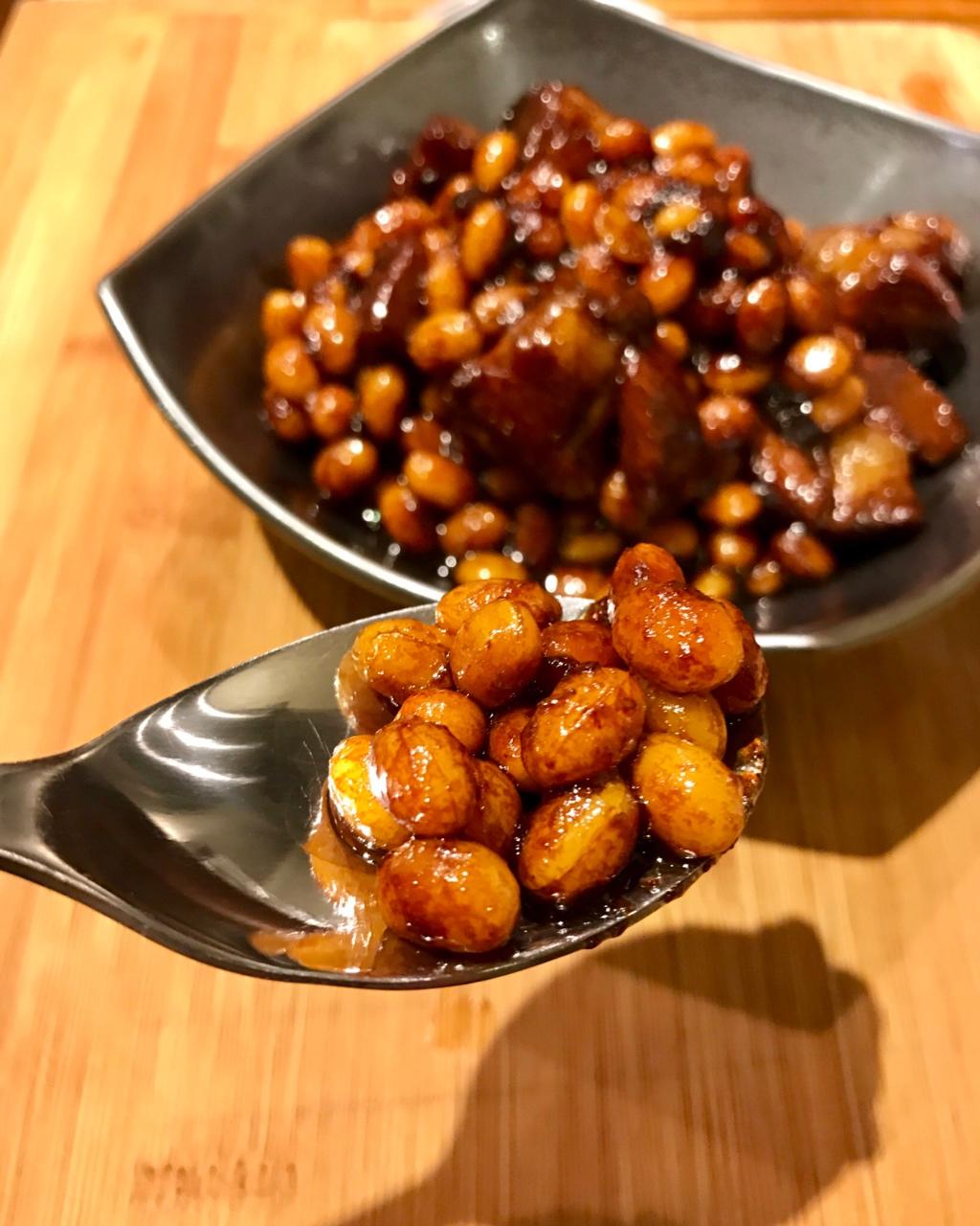 黄豆焖肉