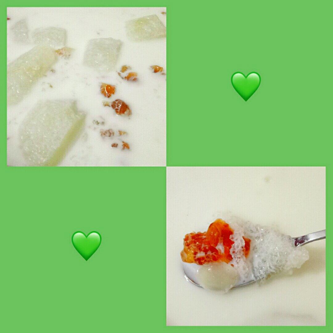 桃胶皂角米雪燕美颜羹