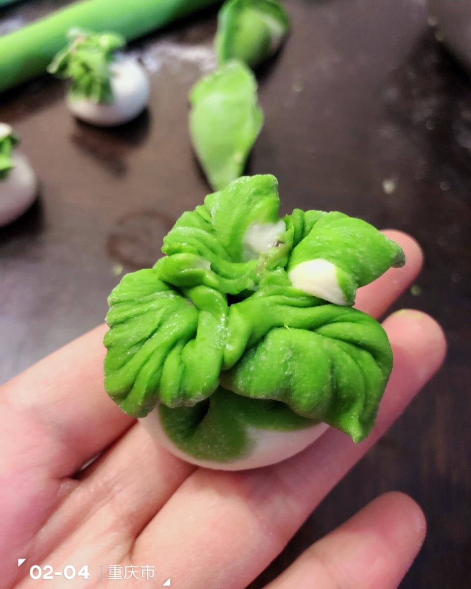 翡翠白玉白菜饺子详细版（附翡翠白玉白菜饺子包法，翡翠白玉饺子皮两种制法，面包机和面，翡翠白玉烧卖，各种馅料搭配）