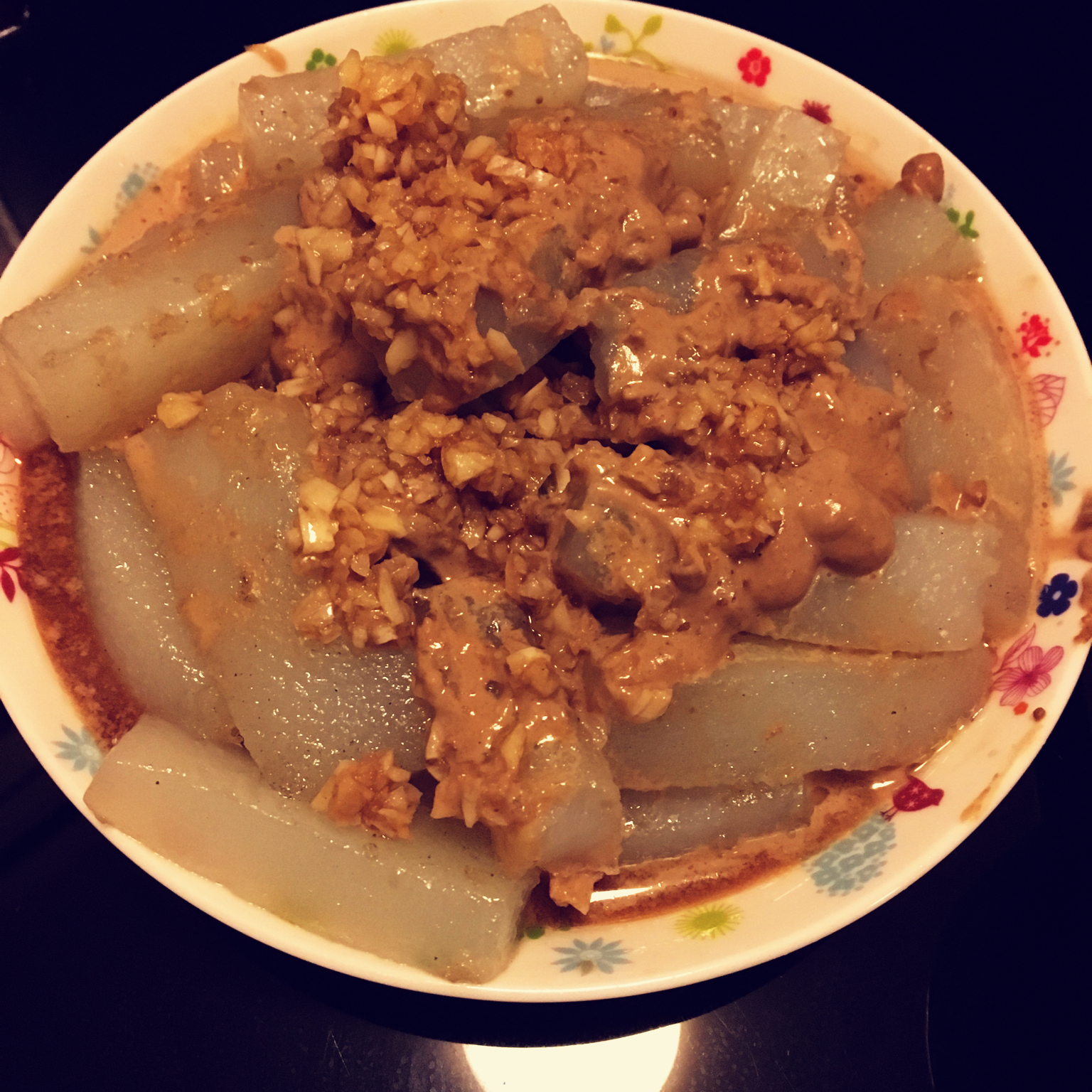 油煎焖子