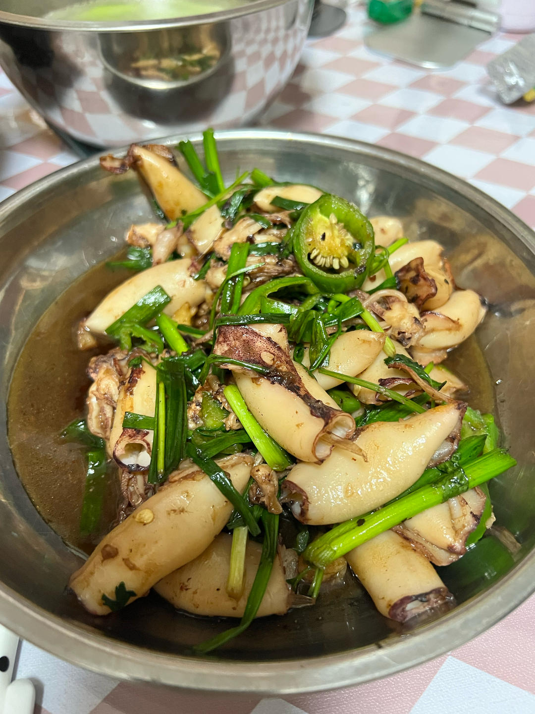 豉椒炒鱿鱼