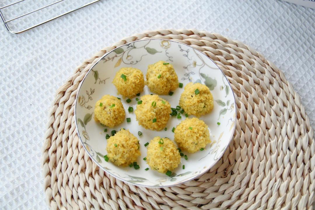 黄小米蒸肉丸的做法