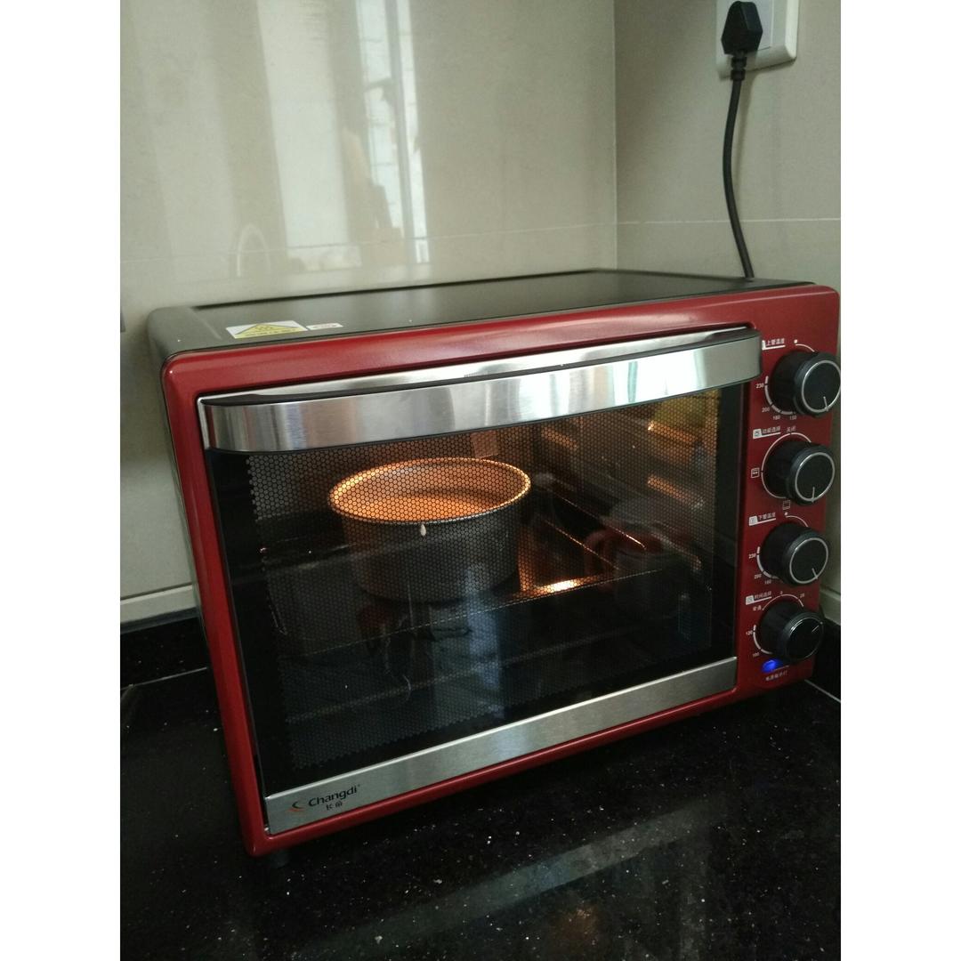 6寸六寸戚风蛋糕，不会失败的方子。哈哈哈