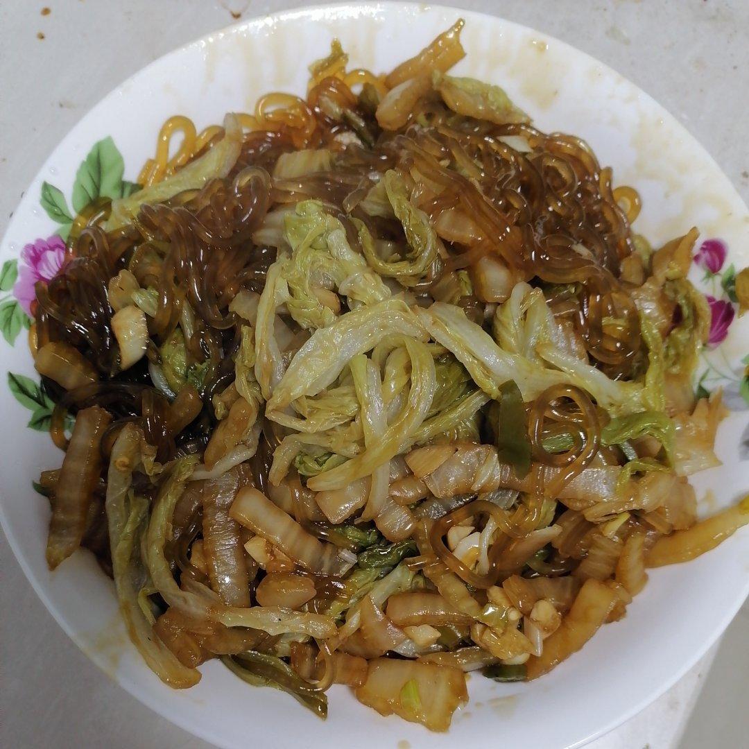白菜炒粉条🧐原本不屑一顾，结果超级下饭
