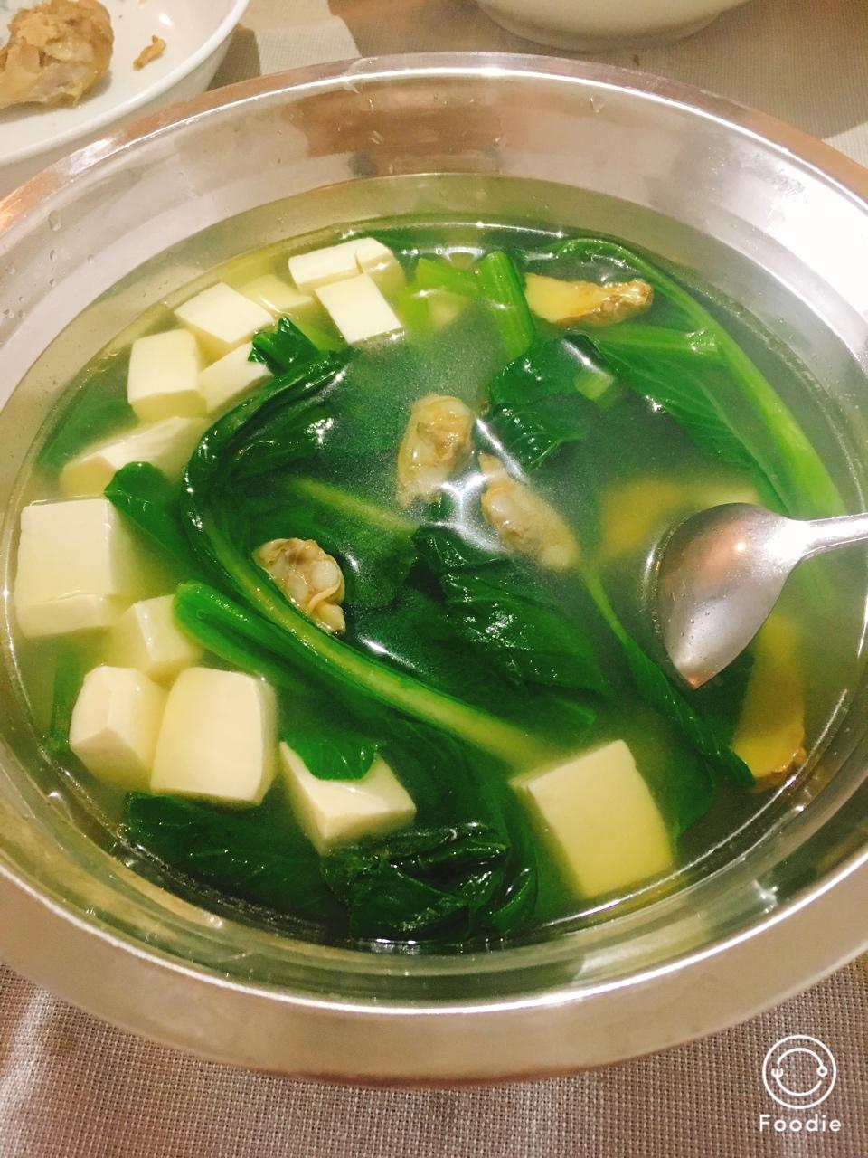 花蛤豆腐汤
