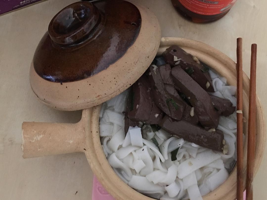 香蒜烧鸭血