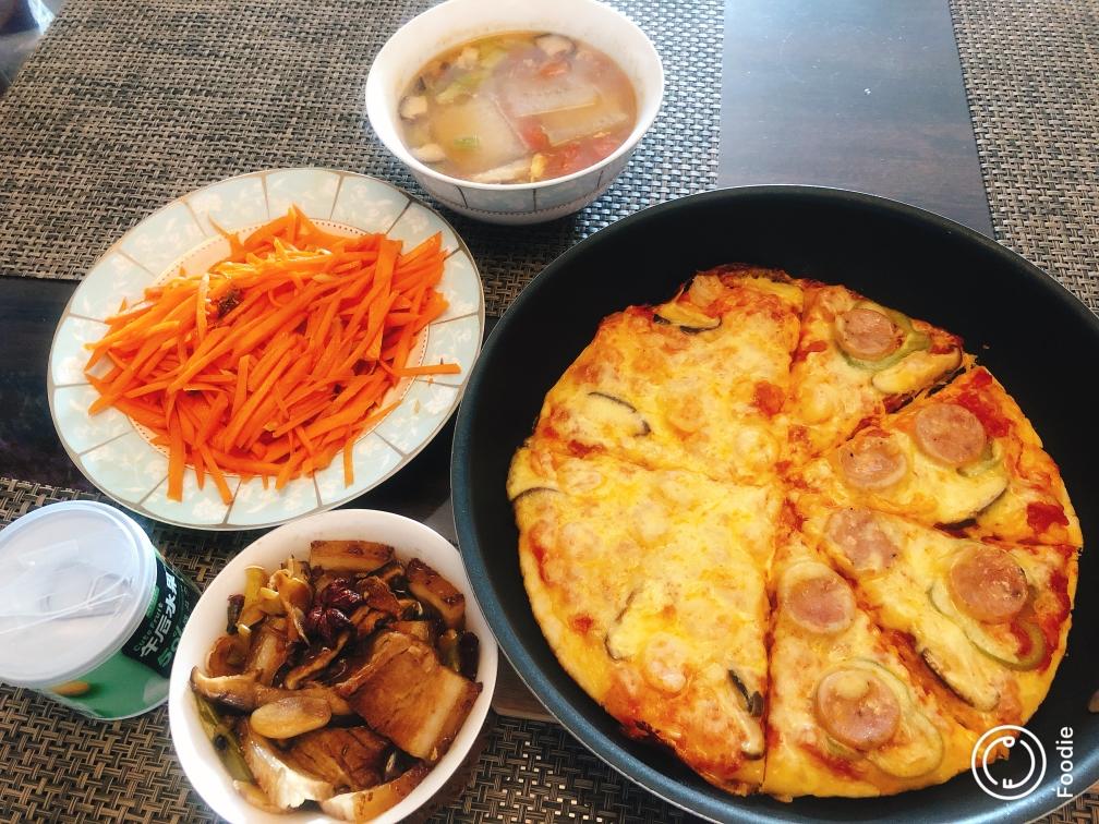 无烤箱版家庭披萨