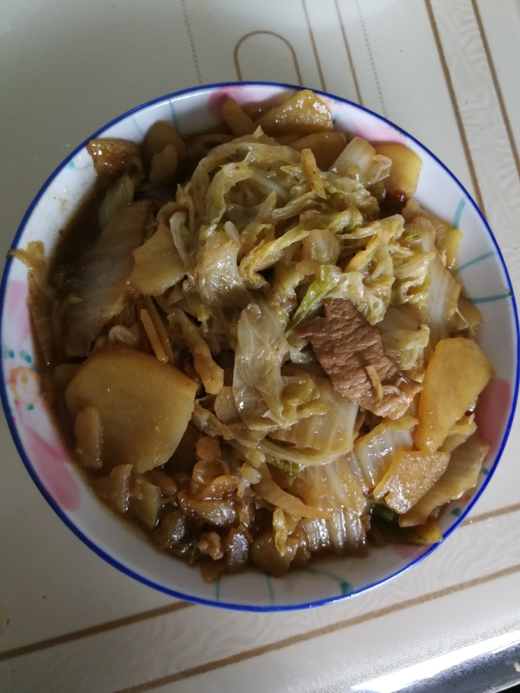 土豆炒白菜(东北)