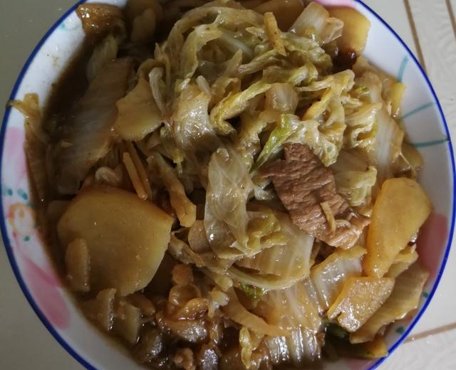 土豆炒白菜(东北)