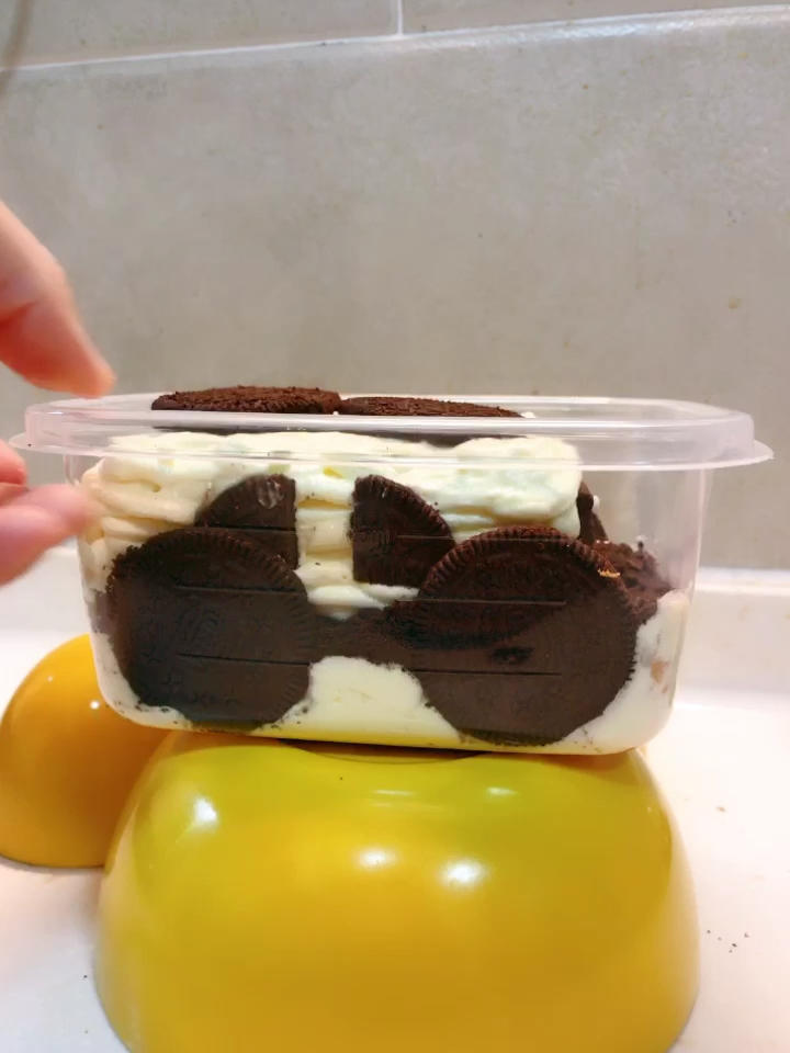 低糖不腻的奥利奥咸奶油蛋糕盒子